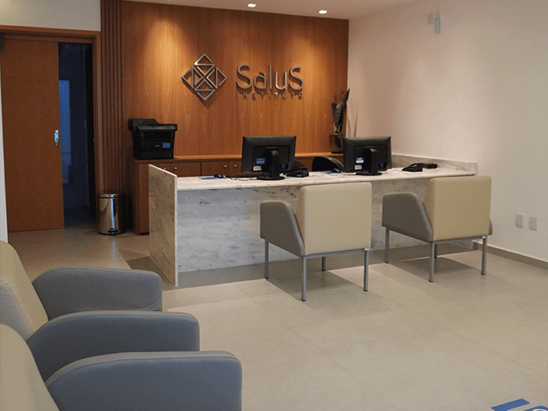 Recepção do Instituto Salus